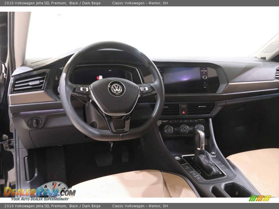 2019 Volkswagen Jetta SEL Premium Black / Dark Beige Photo #6