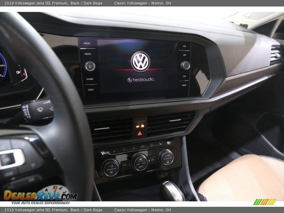 2019 Volkswagen Jetta SEL Premium Black / Dark Beige Photo #10
