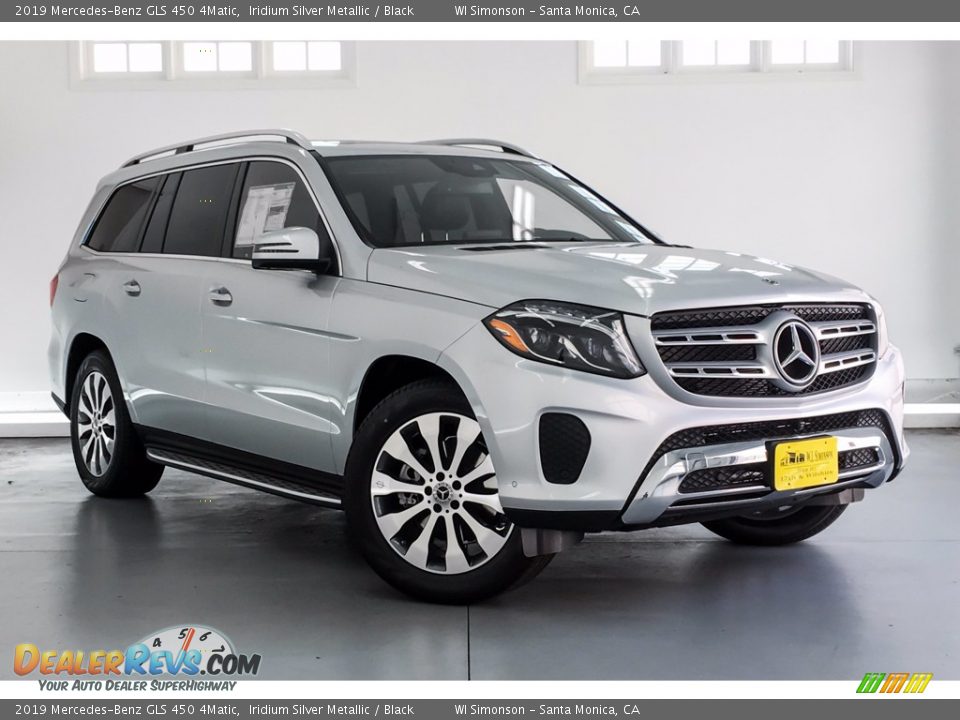 2019 Mercedes-Benz GLS 450 4Matic Iridium Silver Metallic / Black Photo #12