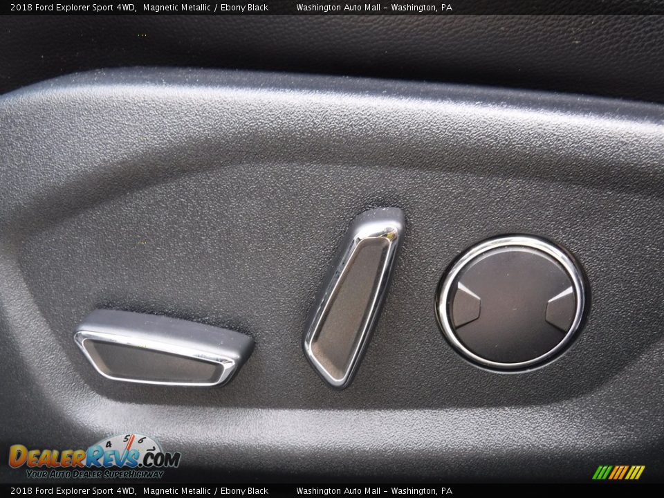 2018 Ford Explorer Sport 4WD Magnetic Metallic / Ebony Black Photo #20