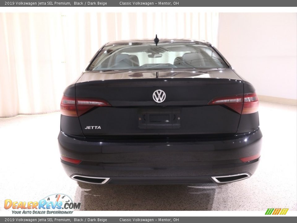 2019 Volkswagen Jetta SEL Premium Black / Dark Beige Photo #18