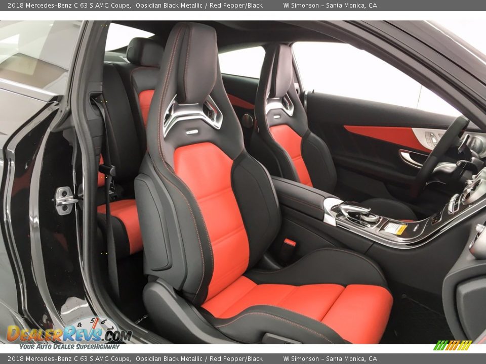 Front Seat of 2018 Mercedes-Benz C 63 S AMG Coupe Photo #6