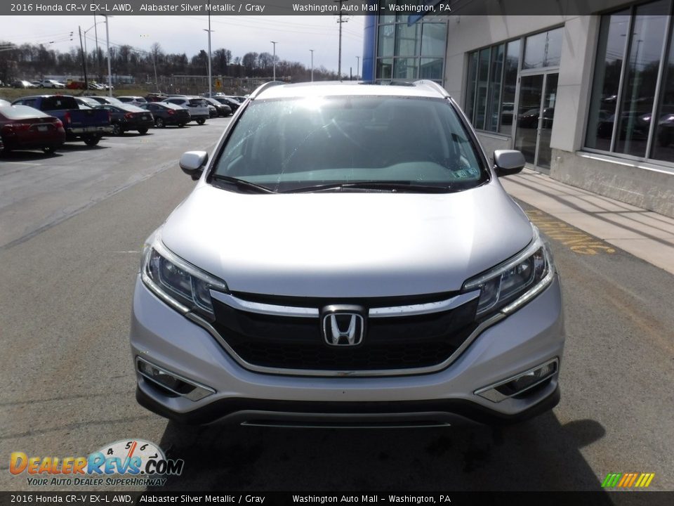 2016 Honda CR-V EX-L AWD Alabaster Silver Metallic / Gray Photo #5