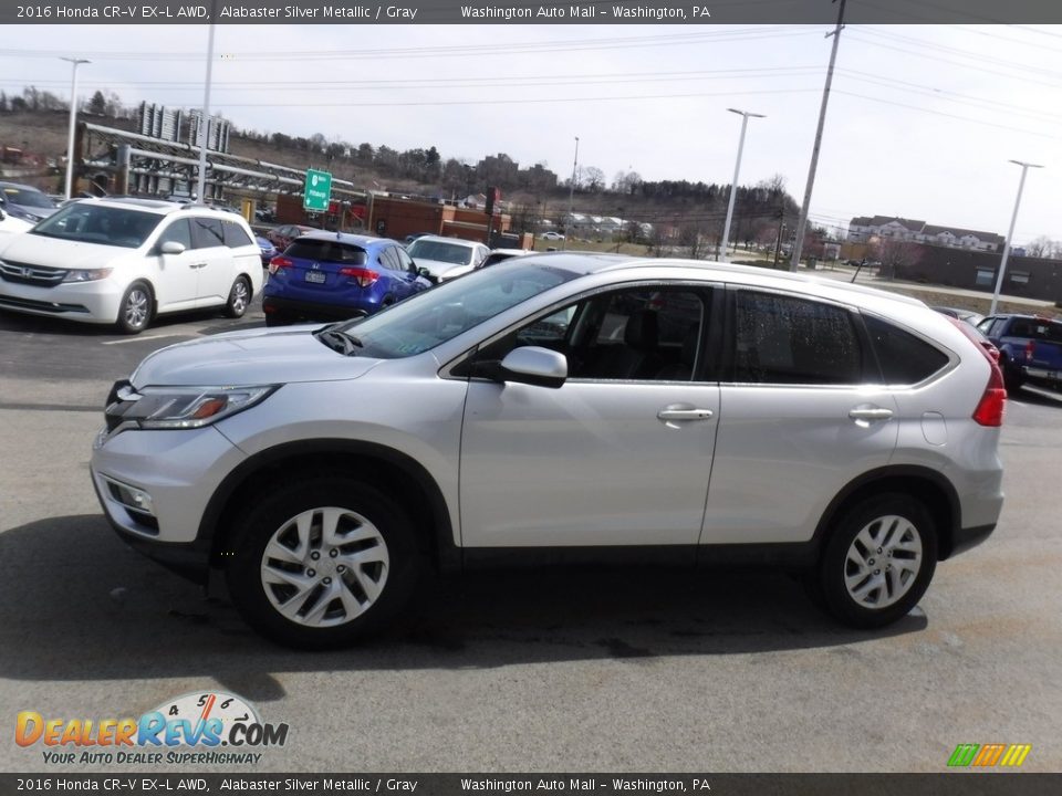 Alabaster Silver Metallic 2016 Honda CR-V EX-L AWD Photo #7