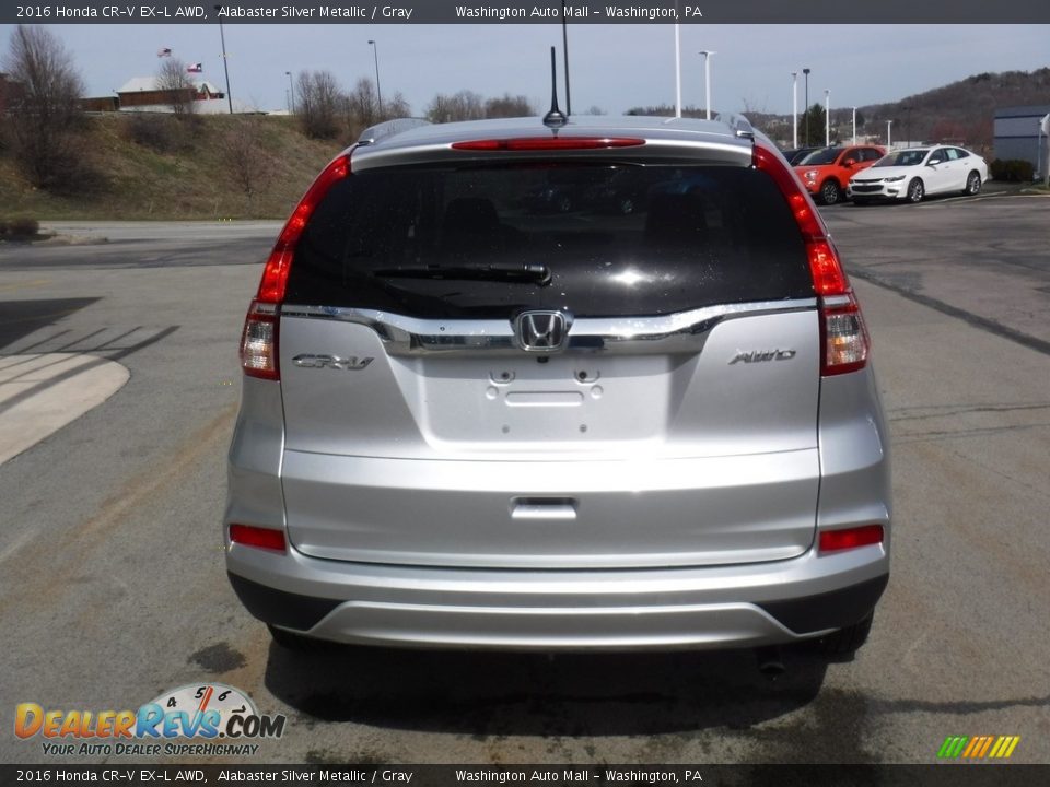 2016 Honda CR-V EX-L AWD Alabaster Silver Metallic / Gray Photo #9