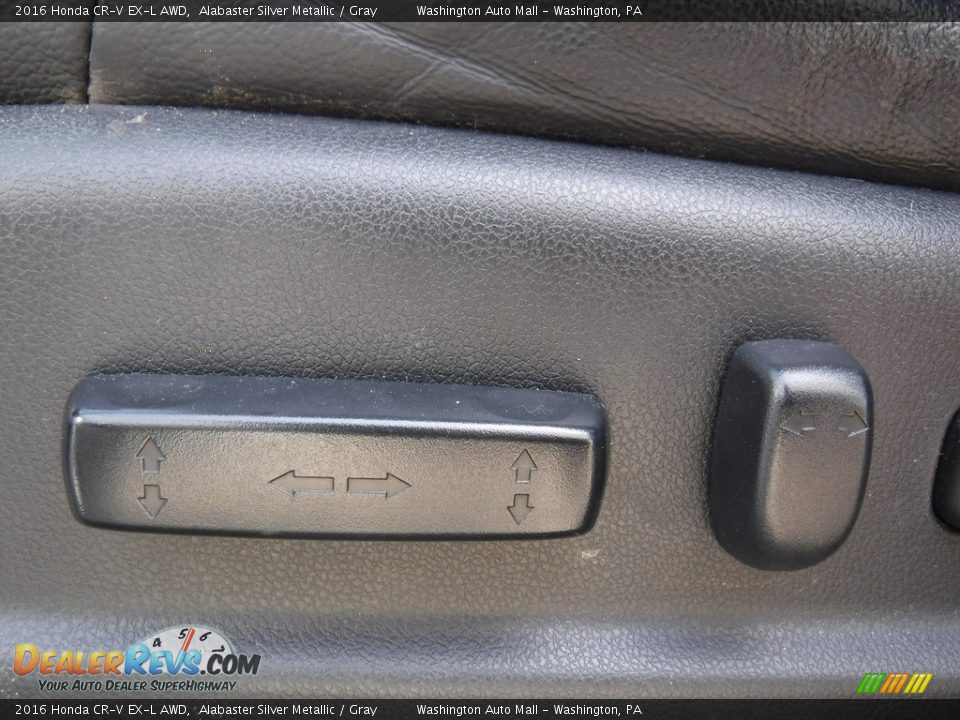 2016 Honda CR-V EX-L AWD Alabaster Silver Metallic / Gray Photo #15