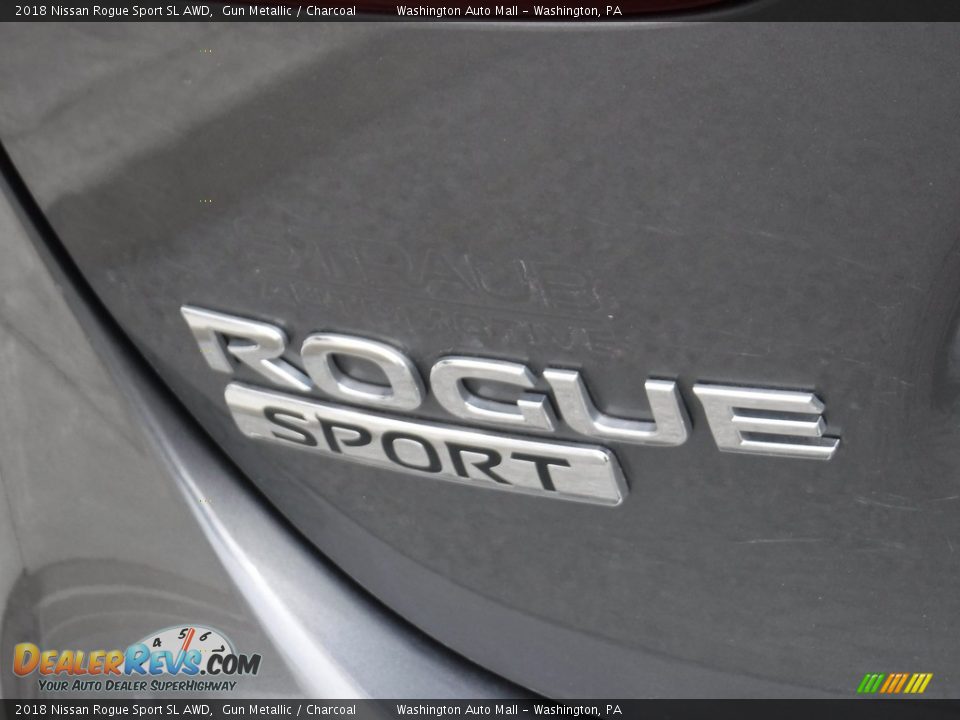 2018 Nissan Rogue Sport SL AWD Gun Metallic / Charcoal Photo #13