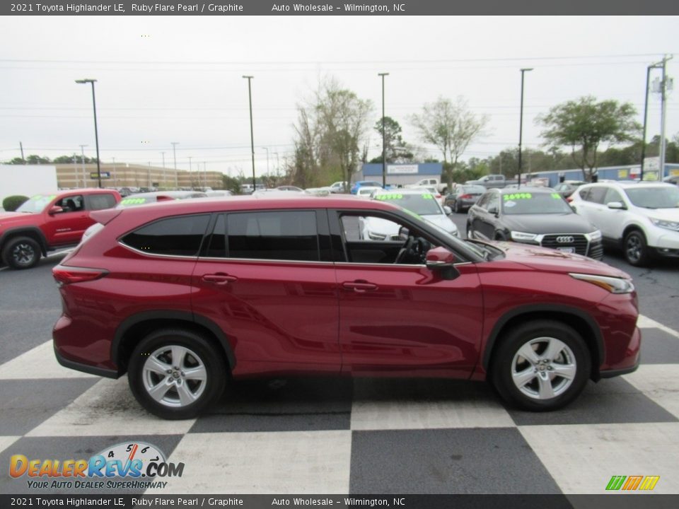 2021 Toyota Highlander LE Ruby Flare Pearl / Graphite Photo #3