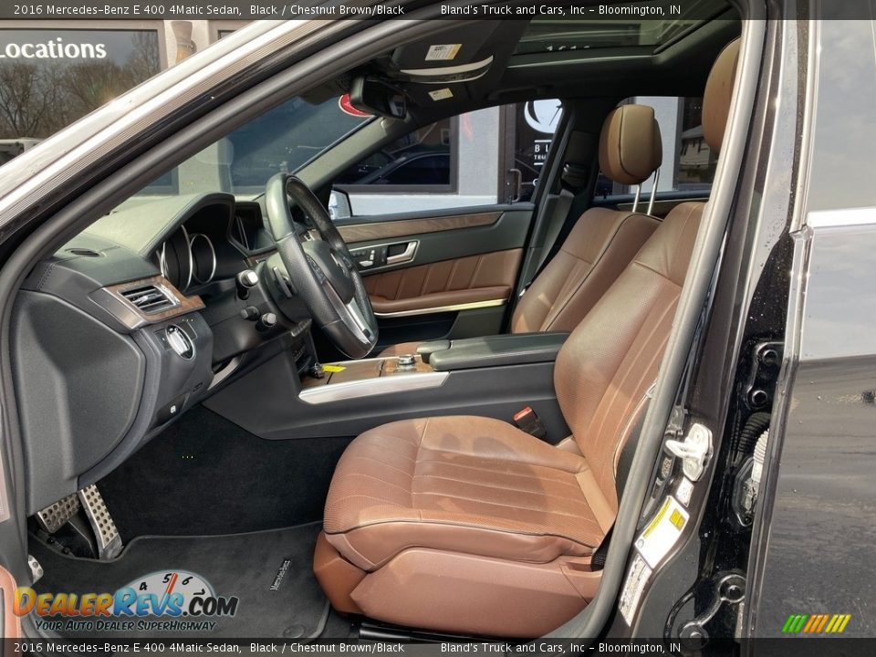 Chestnut Brown/Black Interior - 2016 Mercedes-Benz E 400 4Matic Sedan Photo #10