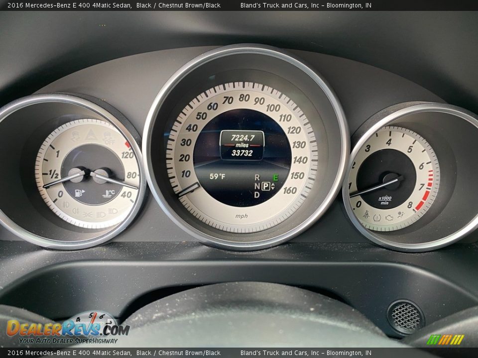 2016 Mercedes-Benz E 400 4Matic Sedan Gauges Photo #13