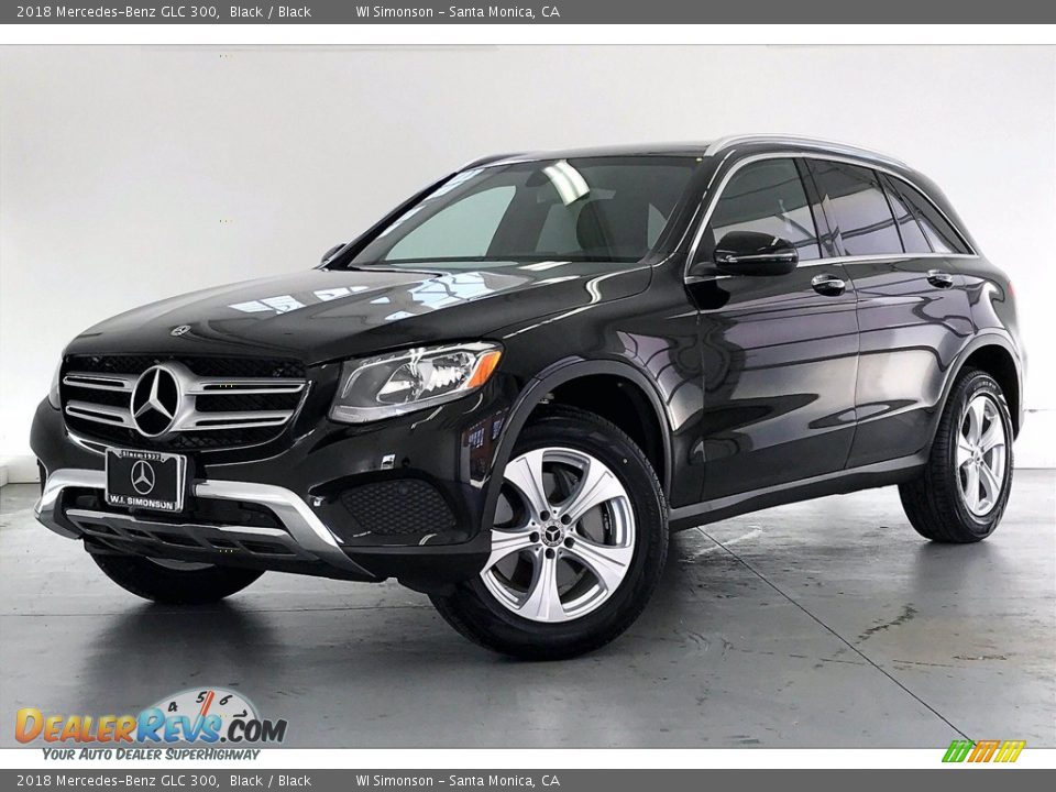 2018 Mercedes-Benz GLC 300 Black / Black Photo #12