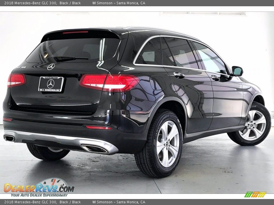 2018 Mercedes-Benz GLC 300 Black / Black Photo #13