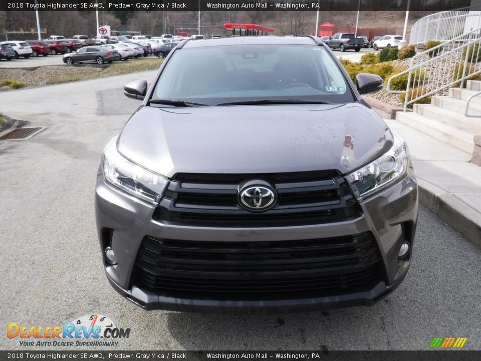 2018 Toyota Highlander SE AWD Predawn Gray Mica / Black Photo #10