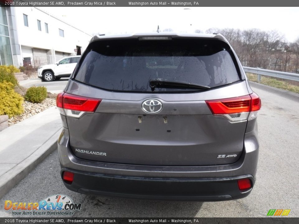 2018 Toyota Highlander SE AWD Predawn Gray Mica / Black Photo #14