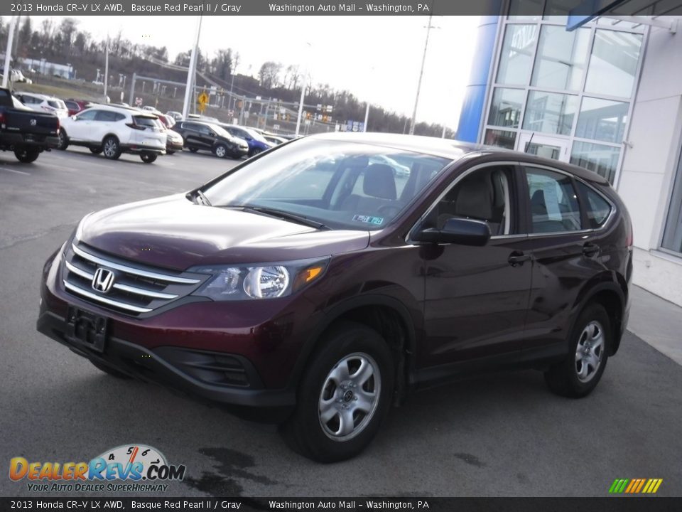 2013 Honda CR-V LX AWD Basque Red Pearl II / Gray Photo #4