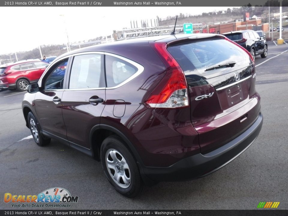 2013 Honda CR-V LX AWD Basque Red Pearl II / Gray Photo #6