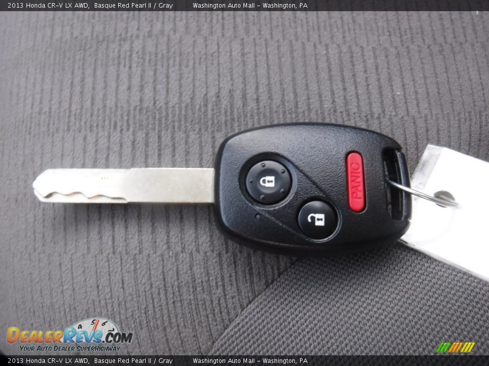 2013 Honda CR-V LX AWD Basque Red Pearl II / Gray Photo #10