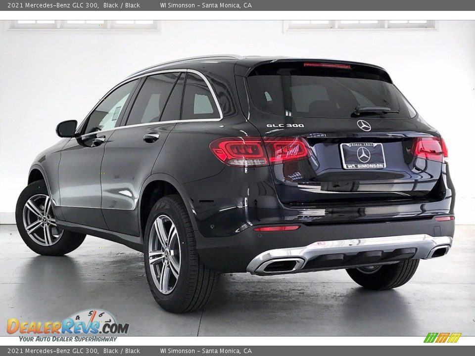 2021 Mercedes-Benz GLC 300 Black / Black Photo #2