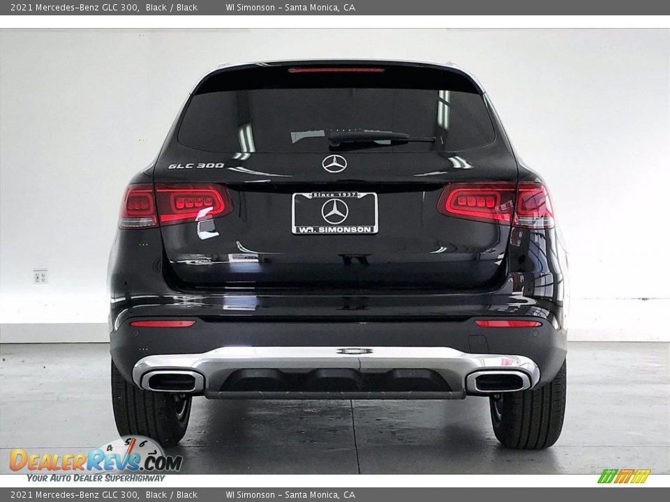 2021 Mercedes-Benz GLC 300 Black / Black Photo #3