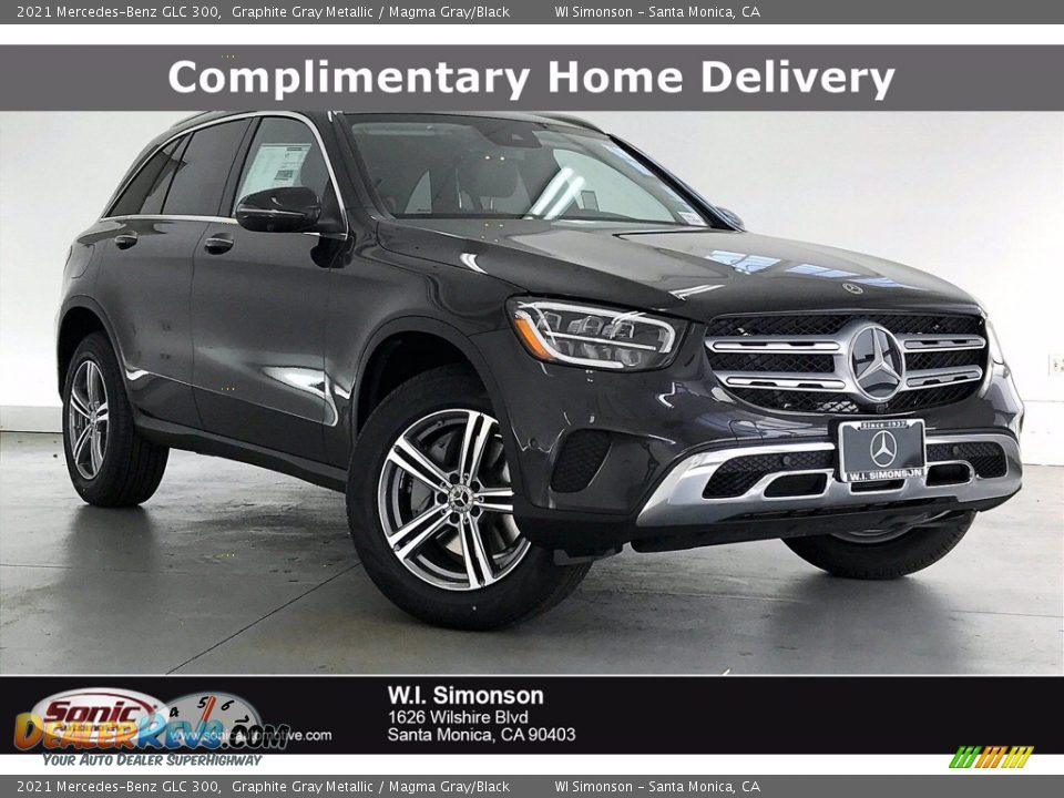 2021 Mercedes-Benz GLC 300 Graphite Gray Metallic / Magma Gray/Black Photo #1