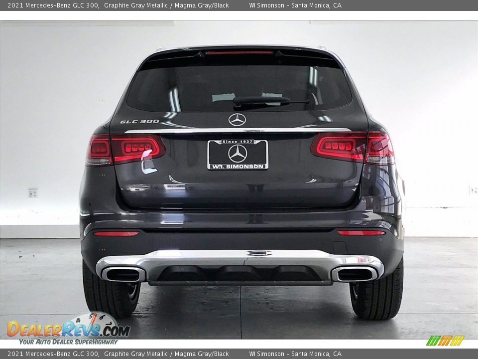 2021 Mercedes-Benz GLC 300 Graphite Gray Metallic / Magma Gray/Black Photo #3