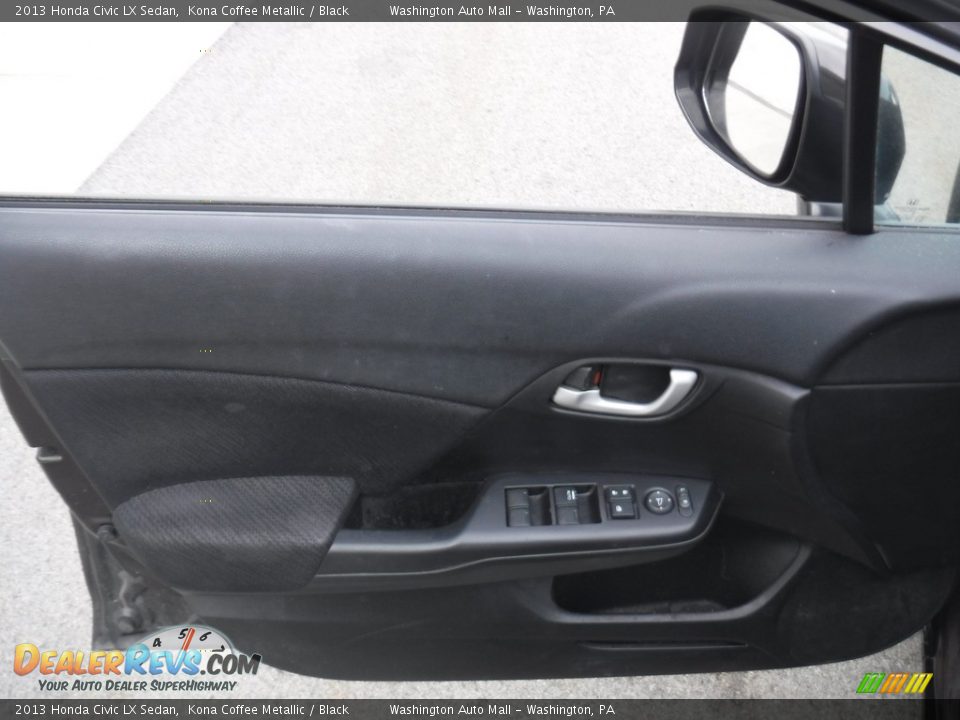 2013 Honda Civic LX Sedan Kona Coffee Metallic / Black Photo #11