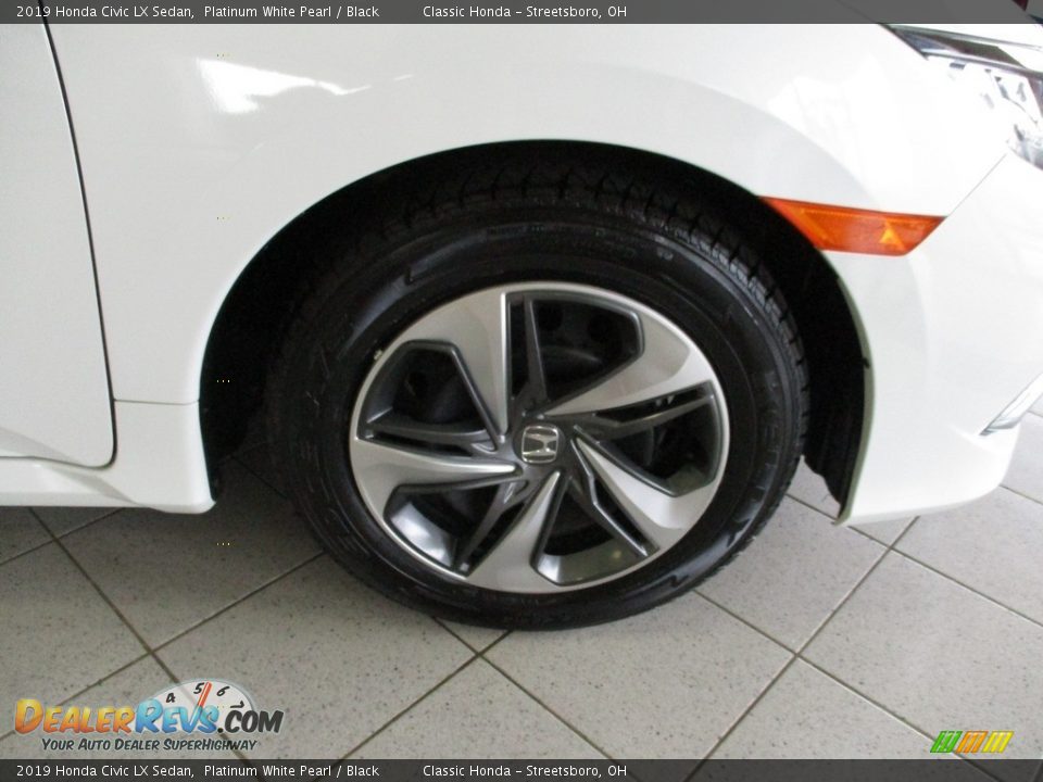 2019 Honda Civic LX Sedan Platinum White Pearl / Black Photo #5