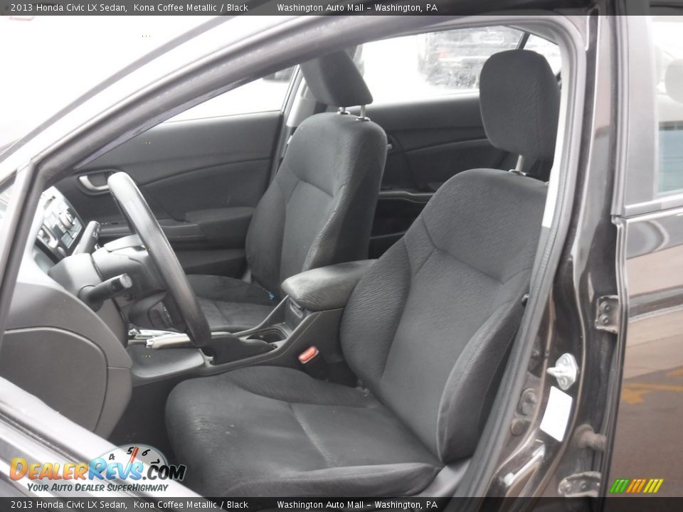 2013 Honda Civic LX Sedan Kona Coffee Metallic / Black Photo #12