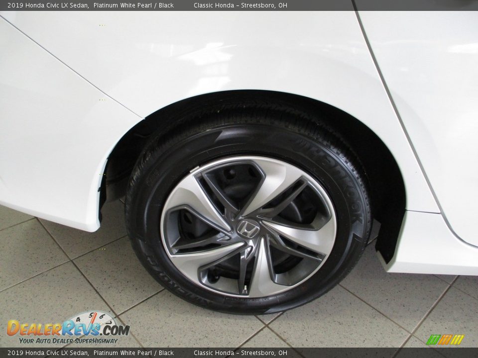 2019 Honda Civic LX Sedan Platinum White Pearl / Black Photo #6