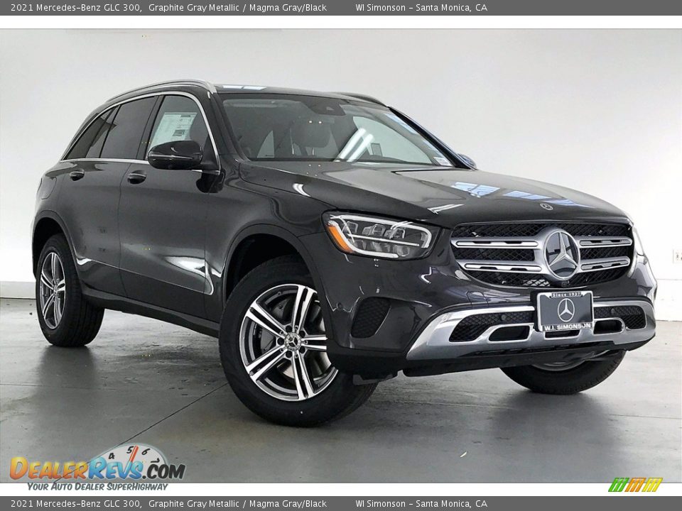 2021 Mercedes-Benz GLC 300 Graphite Gray Metallic / Magma Gray/Black Photo #12