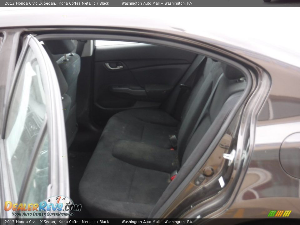 2013 Honda Civic LX Sedan Kona Coffee Metallic / Black Photo #21