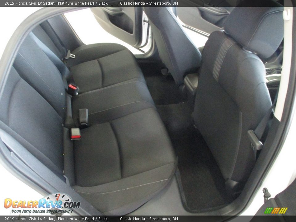2019 Honda Civic LX Sedan Platinum White Pearl / Black Photo #20