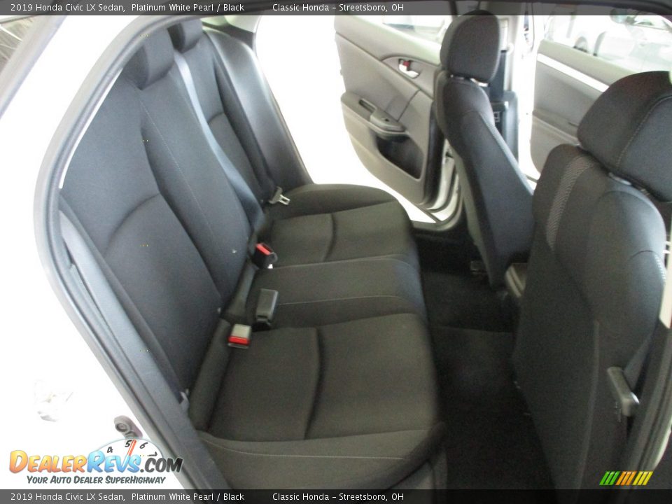 2019 Honda Civic LX Sedan Platinum White Pearl / Black Photo #21