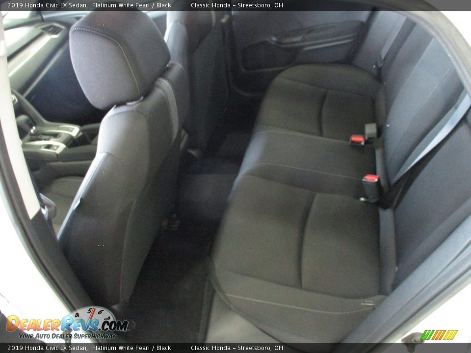 2019 Honda Civic LX Sedan Platinum White Pearl / Black Photo #23