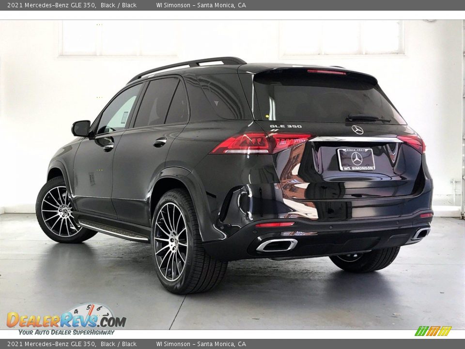 2021 Mercedes-Benz GLE 350 Black / Black Photo #2