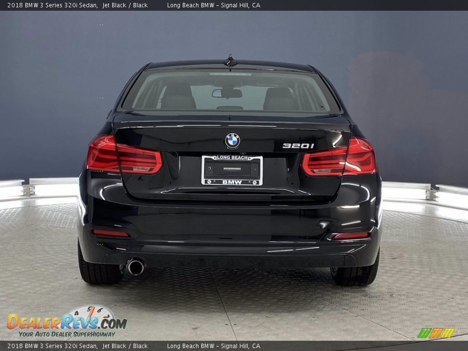 2018 BMW 3 Series 320i Sedan Jet Black / Black Photo #4