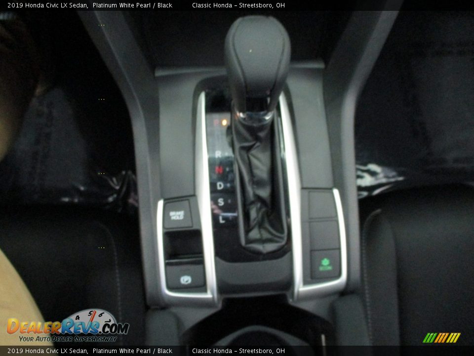 2019 Honda Civic LX Sedan Platinum White Pearl / Black Photo #33
