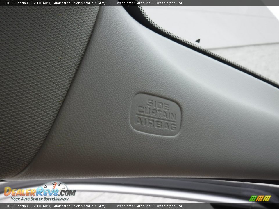2013 Honda CR-V LX AWD Alabaster Silver Metallic / Gray Photo #18