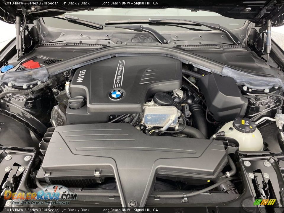 2018 BMW 3 Series 320i Sedan Jet Black / Black Photo #12