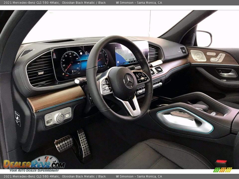 2021 Mercedes-Benz GLS 580 4Matic Obsidian Black Metallic / Black Photo #4