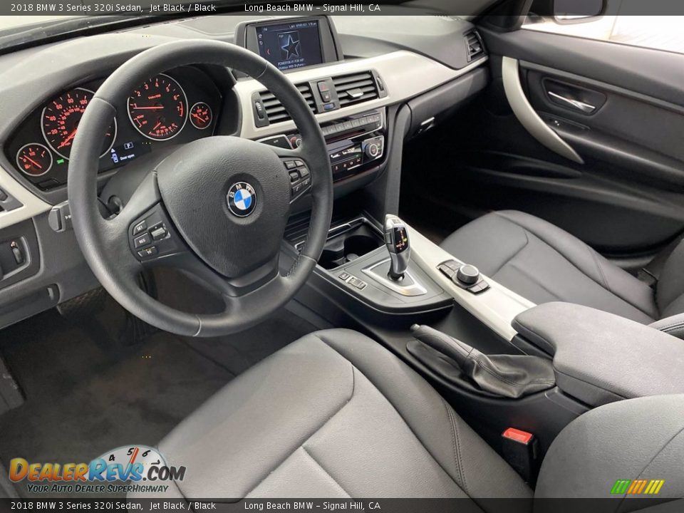 2018 BMW 3 Series 320i Sedan Jet Black / Black Photo #16