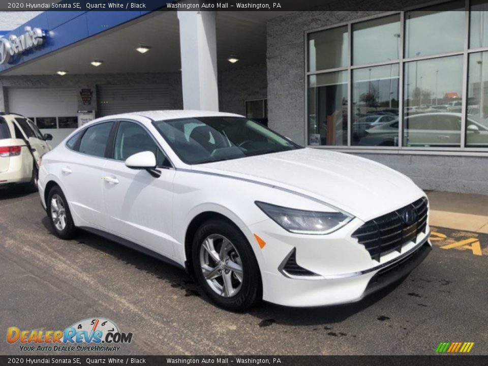 2020 Hyundai Sonata SE Quartz White / Black Photo #1