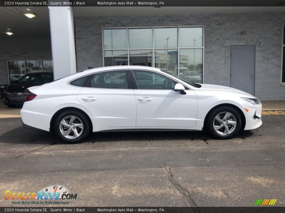 2020 Hyundai Sonata SE Quartz White / Black Photo #2