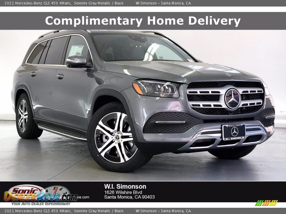 2021 Mercedes-Benz GLS 450 4Matic Selenite Gray Metallic / Black Photo #1