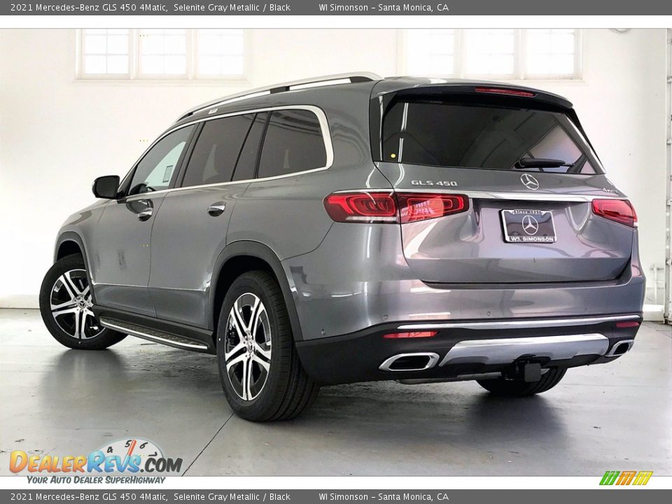 2021 Mercedes-Benz GLS 450 4Matic Selenite Gray Metallic / Black Photo #2