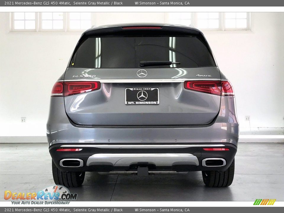 2021 Mercedes-Benz GLS 450 4Matic Selenite Gray Metallic / Black Photo #3