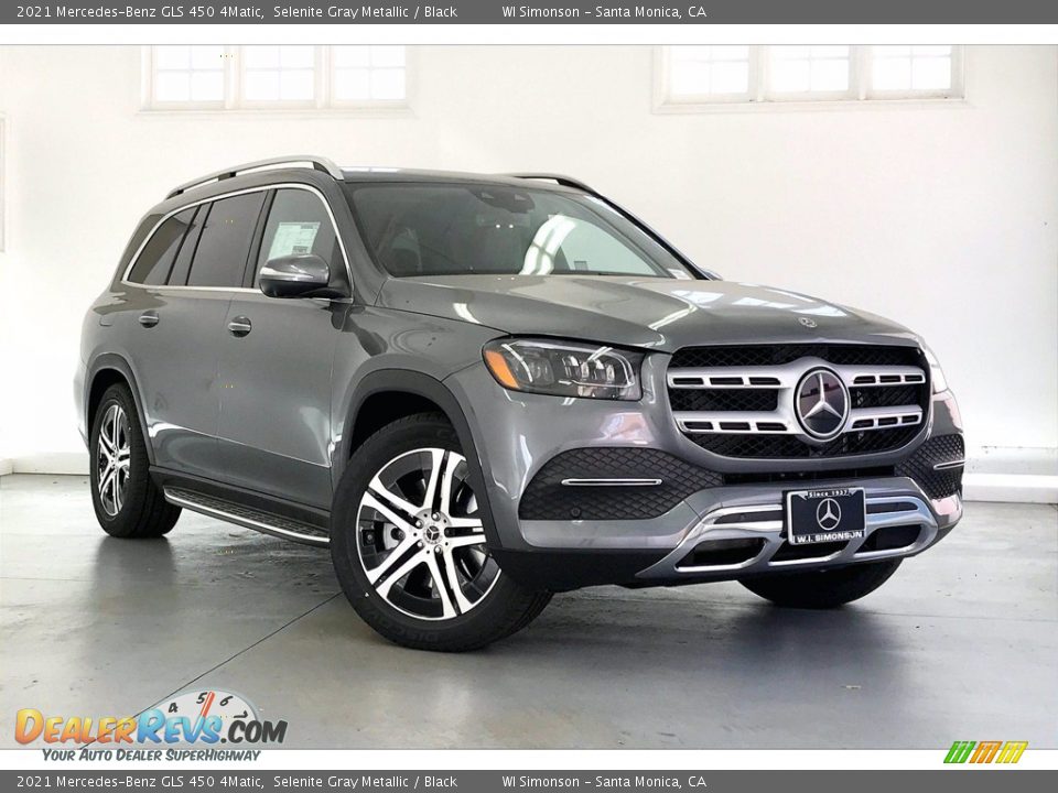 2021 Mercedes-Benz GLS 450 4Matic Selenite Gray Metallic / Black Photo #12