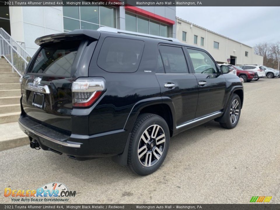 2021 Toyota 4Runner Limited 4x4 Midnight Black Metallic / Redwood Photo #14