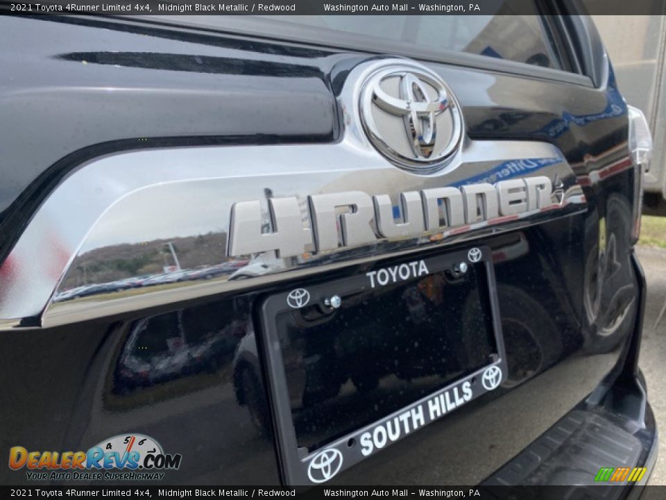 2021 Toyota 4Runner Limited 4x4 Midnight Black Metallic / Redwood Photo #24