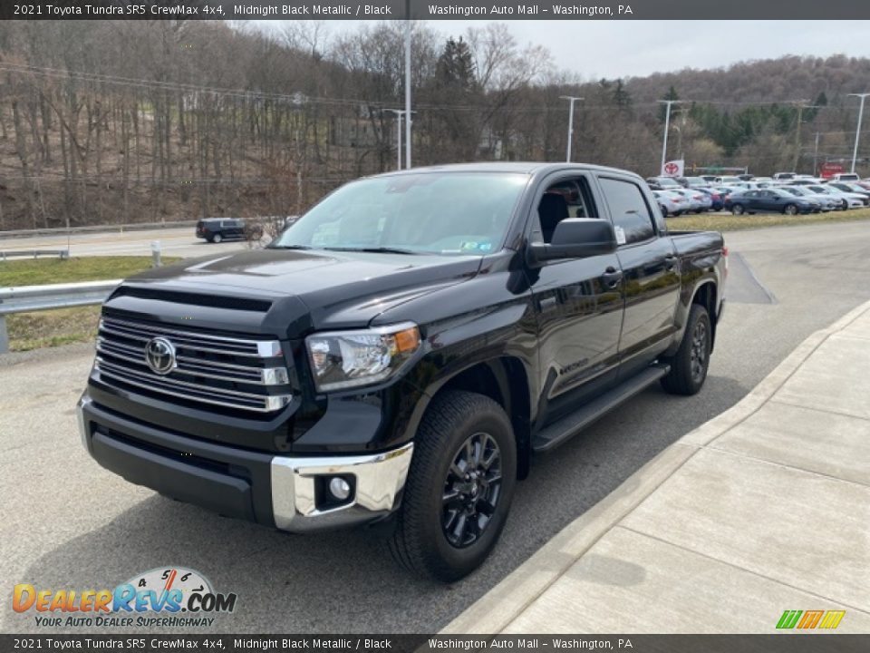 2021 Toyota Tundra SR5 CrewMax 4x4 Midnight Black Metallic / Black Photo #12